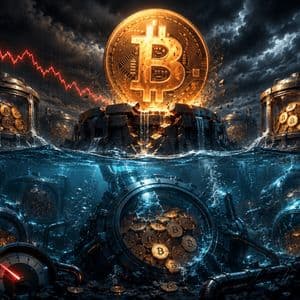 Bitcoin Correction Pushes 580,000 BTC Into Loss Territory
